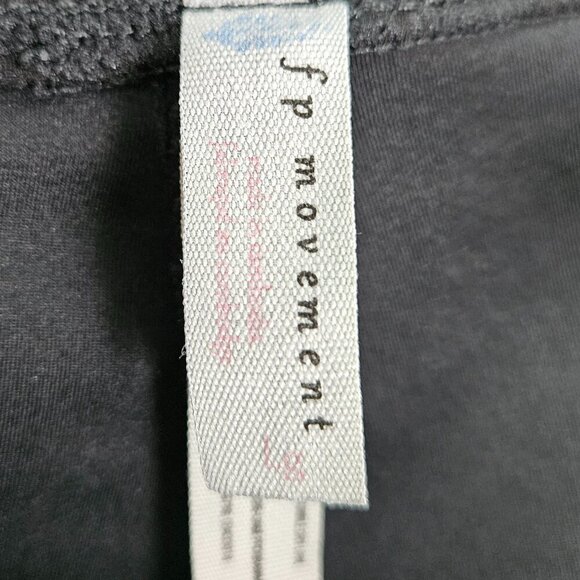 Free People | FP Movement Turn Out Tie Up Capri Crop Legging Black L OB433018 - Picture 9 of 12